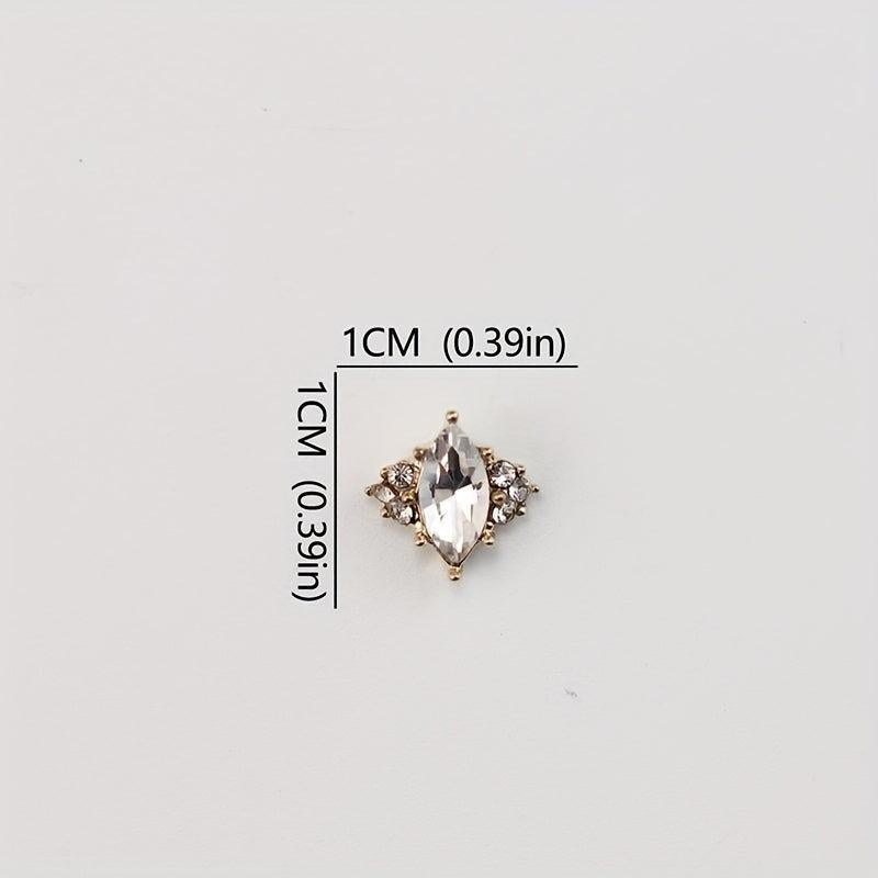 10pcs 3D High End Nail Art Charms Alloy Nail Gem Nail Accessories