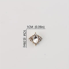 10pcs 3D High End Nail Art Charms Alloy Nail Gem Nail Accessories