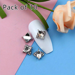 10pcs 3D High End Nail Art Charms Alloy Nail Gem Nail Accessories
