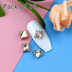 10pcs 3D High End Nail Art Charms Alloy Nail Gem Nail Accessories