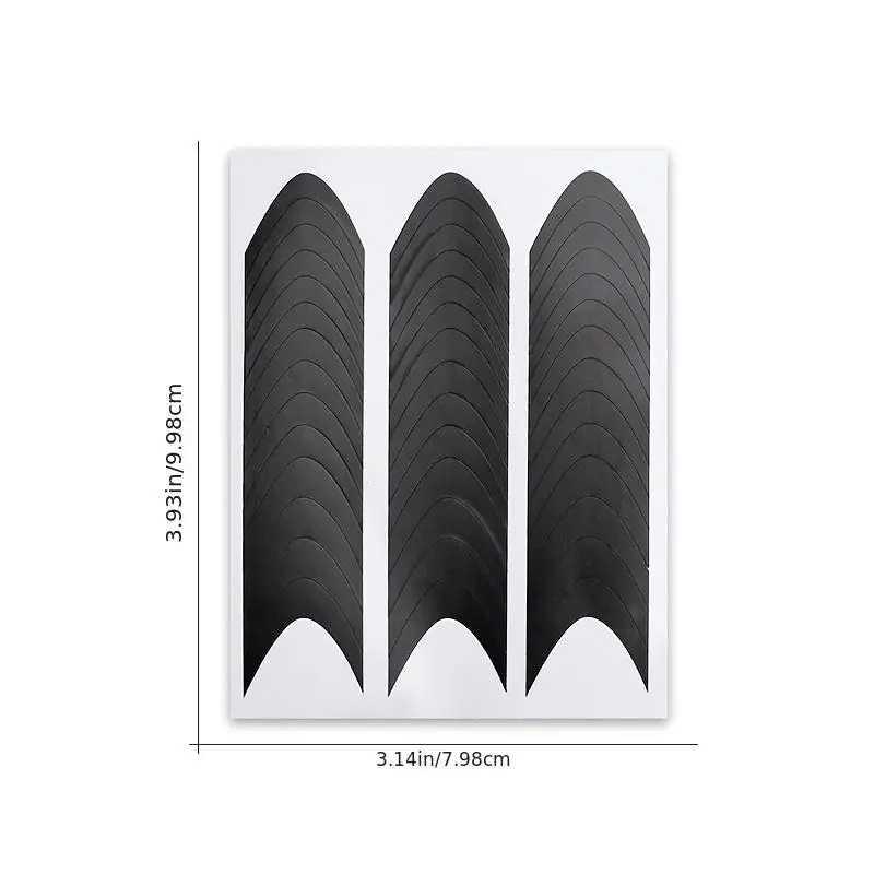 2pcs French Manicure Nail Stickers Nail Art Tips Guides - DIY Decoration
