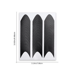 2pcs French Manicure Nail Stickers Nail Art Tips Guides - DIY Decoration
