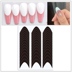 2pcs French Manicure Nail Stickers Nail Art Tips Guides - DIY Decoration