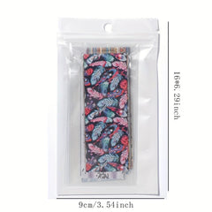 Snake Print Nail Foil Transfer Stickers Leopard Print Nail Art Decals