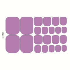 Waterproof Toe Nail Art Decals DIY Full Wraps Toenail Stickers