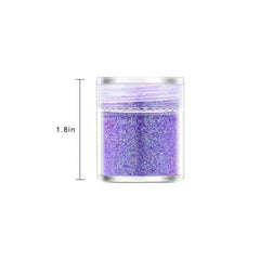 Y2K Holographic Glitter Flakes for Face Body Nail Art - 4 Boxes