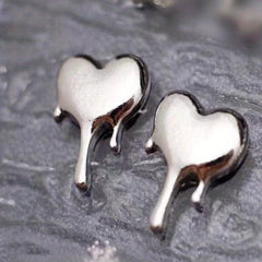 10pcs 3D Heart Nail Charms Love Jewelry for DIY Nail Art