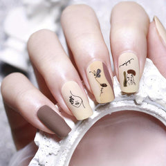 Graffiti Fun Nail Foil Decals - Abstract Line Nail DIY Manicure