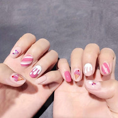 Pattern Full Cover Nail Art Wrap Sticker Strips