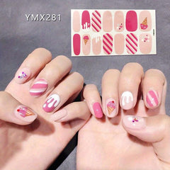 Pattern Full Cover Nail Art Wrap Sticker Strips