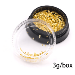 5g Nail Caviar Beads Metallic Round Gems Nail Art