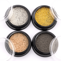 5g Nail Caviar Beads Metallic Round Gems Nail Art