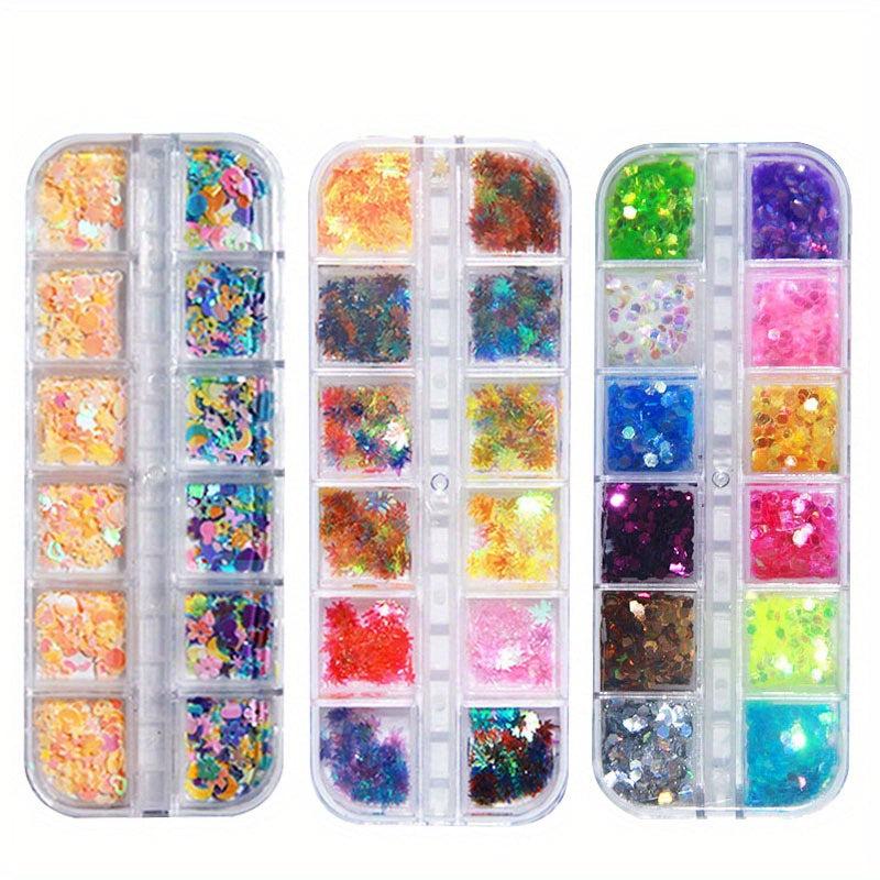 Holographic Maple Leaf Nail Glitter Sequins - Nail Art Supplies