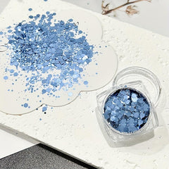 Chameleon Nail Art Sequins 3D Laser Nail Glitter Flakes Gradient Nail Art