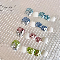 Chameleon Nail Art Sequins 3D Laser Nail Glitter Flakes Gradient Nail Art