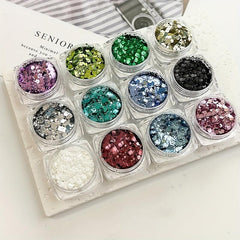 Chameleon Nail Art Sequins 3D Laser Nail Glitter Flakes Gradient Nail Art