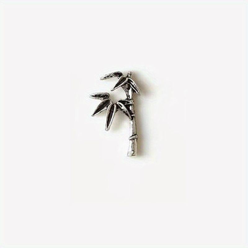 5pcs Metal Panda Bamboo Nail Art Stickers for DIY Nail Decor