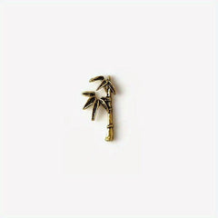 5pcs Metal Panda Bamboo Nail Art Stickers for DIY Nail Decor