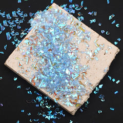 50 Pcs Mix Mini Flat Bottom Aurora Crystal Nail Charms Nail Decorations