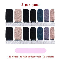Glittery Nail Art Stickers Kit for Women