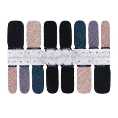 Glittery Nail Art Stickers Kit for Women