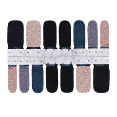 Glittery Nail Art Stickers Kit for Women
