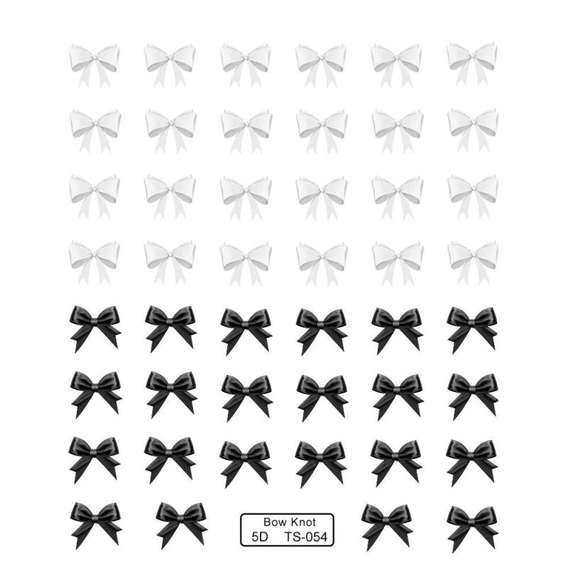 Embossed French Nail Decals for DIY Nail Art Self Adhesive Nail Decoration