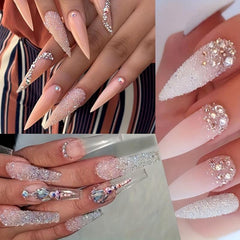 Caviar Beads Nail Crystals Multicolor Glass Pixie Crystals