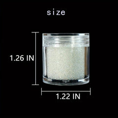 Caviar Beads Nail Crystals Multicolor Glass Pixie Crystals