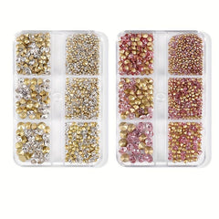 6 Grid Crystal Rhinestones for Nail Art Decoration