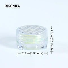 Glowing Nail Sequins Dark Glitter Flake Art Accessories for Night Parties