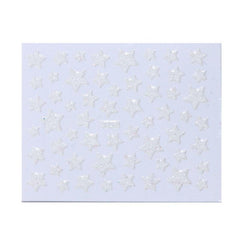 Glitter Star Nail Art Stickers Self Adhesive Nail Decals