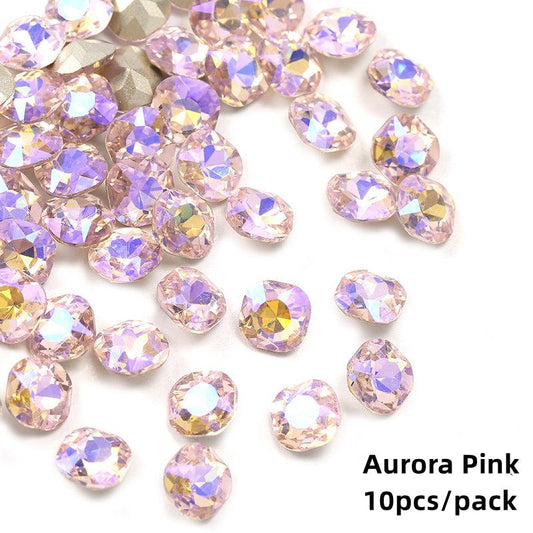 Pointed Back Gem Rhinestones for Nail Art Decorations