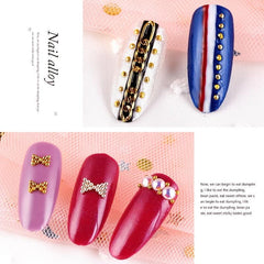 3D Alloy Nail Charms with Storage Container