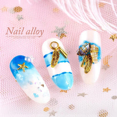 3D Alloy Nail Charms with Storage Container