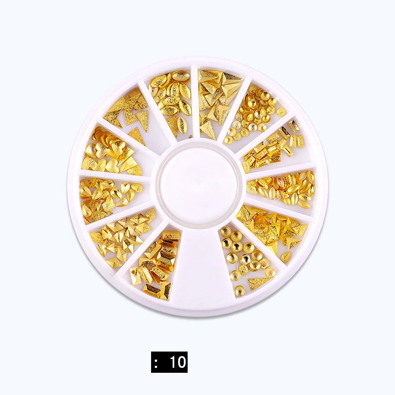 3D Alloy Nail Charms with Storage Container