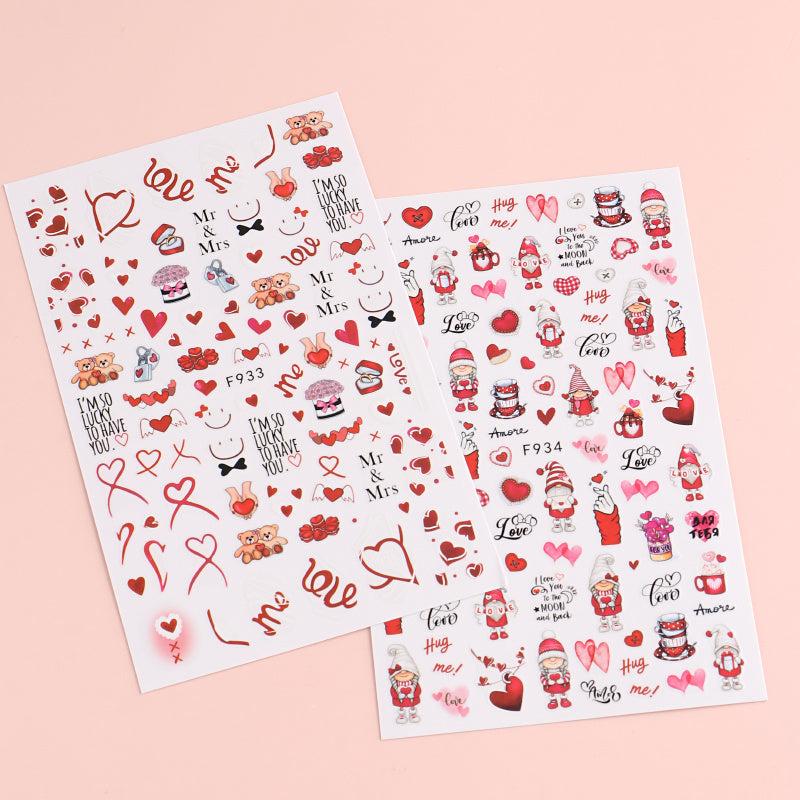 Cartoon Nail Stickers for Manicure Decoration