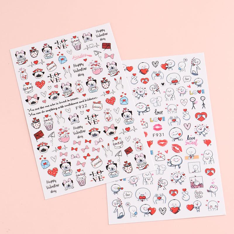 Cartoon Nail Stickers for Manicure Decoration