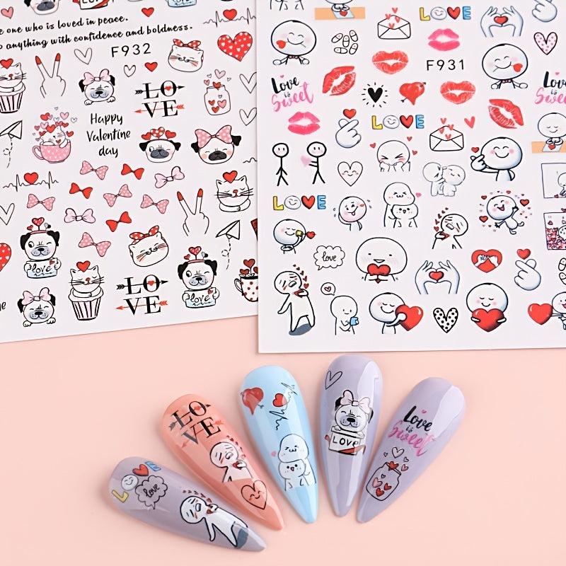 Cartoon Nail Stickers for Manicure Decoration
