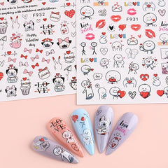 Cartoon Nail Stickers for Manicure Decoration