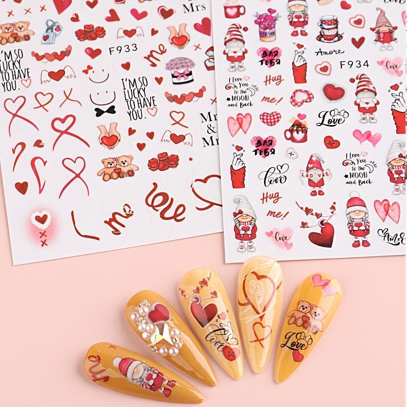 Cartoon Nail Stickers for Manicure Decoration
