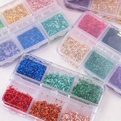 Metallic Crystal Chips for Resin Art Nail Vase Epoxy Jewelry Making