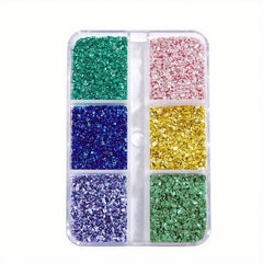 Metallic Crystal Chips for Resin Art Nail Vase Epoxy Jewelry Making