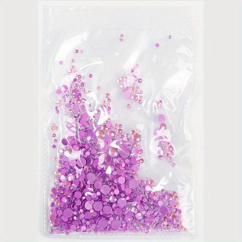Mermaid Rhinestone Candy Nail Art Decorations 3D Acrylic Nails