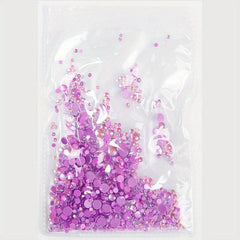 Mermaid Rhinestone Candy Nail Art Decorations 3D Acrylic Nails