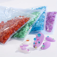 Mermaid Rhinestone Candy Nail Art Decorations 3D Acrylic Nails