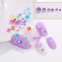 Mermaid Rhinestone Candy Nail Art Decorations 3D Acrylic Nails