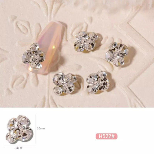 2 Pcs Colorful AB Crystal Nail Rhinestone For Nail Art Decoration
