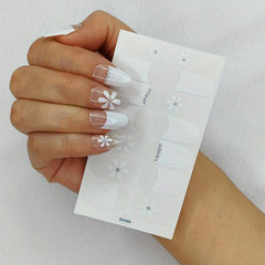 Glittery Full Cover Nail Stickers for Wedding & Special Occasions