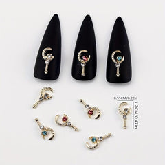 10 Rhinestone Nail Art Charms for DIY Manicures